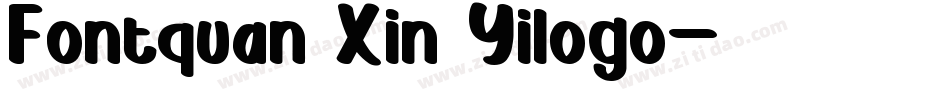 Fontquan Xin Yilogo字体转换